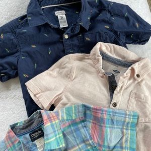 3️⃣Three pack of boys 💙collared 👕 shirts